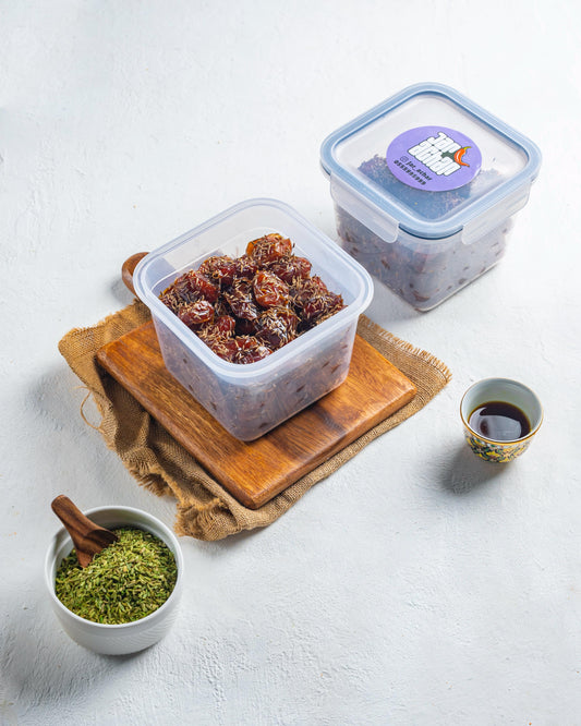 تمر خلاص القصيم الفاخر مع السنوت المحمص